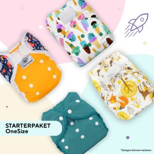 Stoffwindelpaket "Los geht´s" - einfach mit Stoffwindeln starten One Size