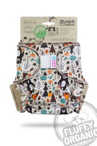 Petit Lulu Höschenwindel Fluffy Organic One Size mit Klettverschluss