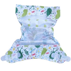 Blümchen Überhose Newborn mit Klettverschluss