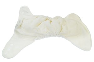 Blümchen Höschenwindel Bambuszellfasern One Size mit Druckknöpfen