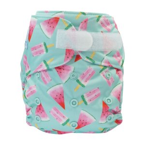 Blümchen Taschenwindel Hüllen One Size (Klettverschluss) ohne Saugeinlage