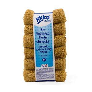 XKKO Waschlappen 100% Bio-Baumwollfrottee 6 Stück