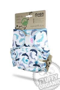 Petit Lulu Höschenwindel Fluffy Organic One Size mit Klettverschluss