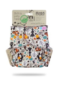 Petit Lulu Höschenwindel Fluffy Organic One Size mit Druckknöpfen