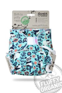 Petit Lulu Maxi Nachtwindel Fluffy Organic mit Klettverschluss