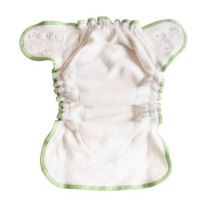 Blümchen Kuschel-Höschenwindel Größe S mit Rüschen (3-7 kg)