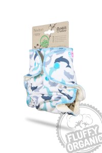 Petit Lulu Höschenwindel Newborn Fluffy Organic mit Druckknöpfen