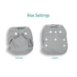 Thirsties Natural All-in-One Newborn mit Druckknöpfen