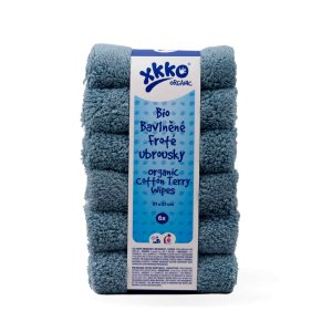 XKKO Waschlappen 100% Bio-Baumwollfrottee 6 Stück