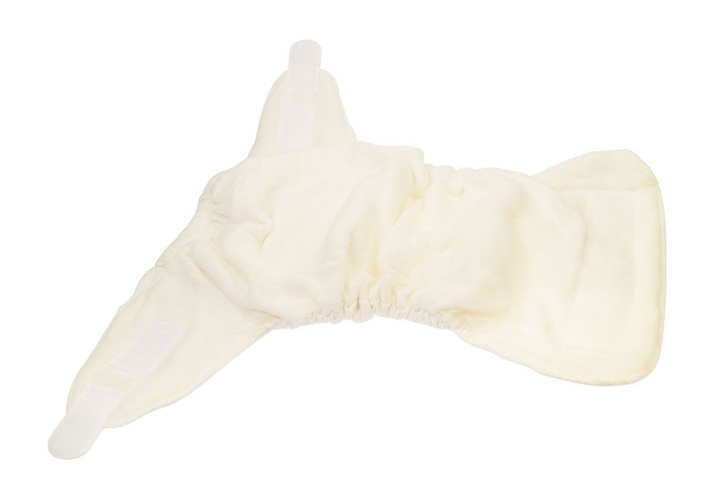 Blümchen Höschenwindel Bambuszellfasern One Size mit Druckknöpfen