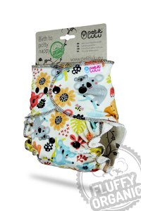 Petit Lulu Höschenwindel Fluffy Organic One Size mit Druckknöpfen