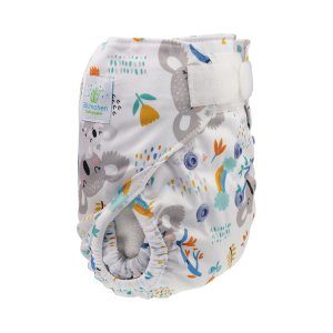 Blümchen Überhose Newborn mit Klettverschluss