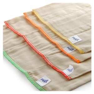 XKKO Prefolds Bio-Baumwolle 6 Stück
