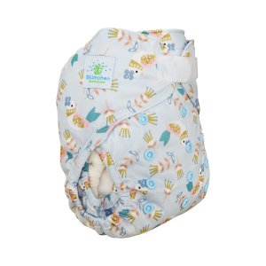 Blümchen Überhose One Size mit Klettverschluss